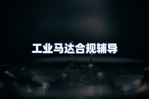 工业马达合规辅导